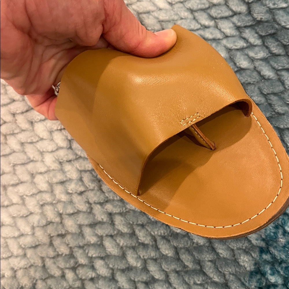 Madewell Women's Brown Slide Sandals - Picture 6 of 6